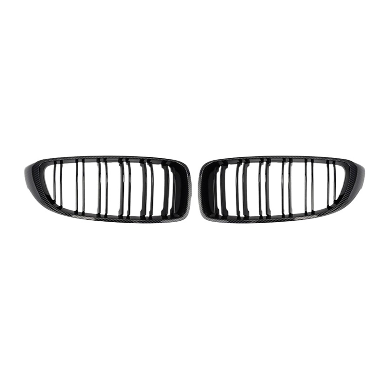 MEIZIYU Auto-Frontstoßstangengrill, passend for 4er-Serie F32 F33 F36 M3 F80 M4 F82 2012–2018, glänzende Grills, Renngrill Stoßstangengitter für die Frontpartie(Carbon Fiber) von MEIZIYU