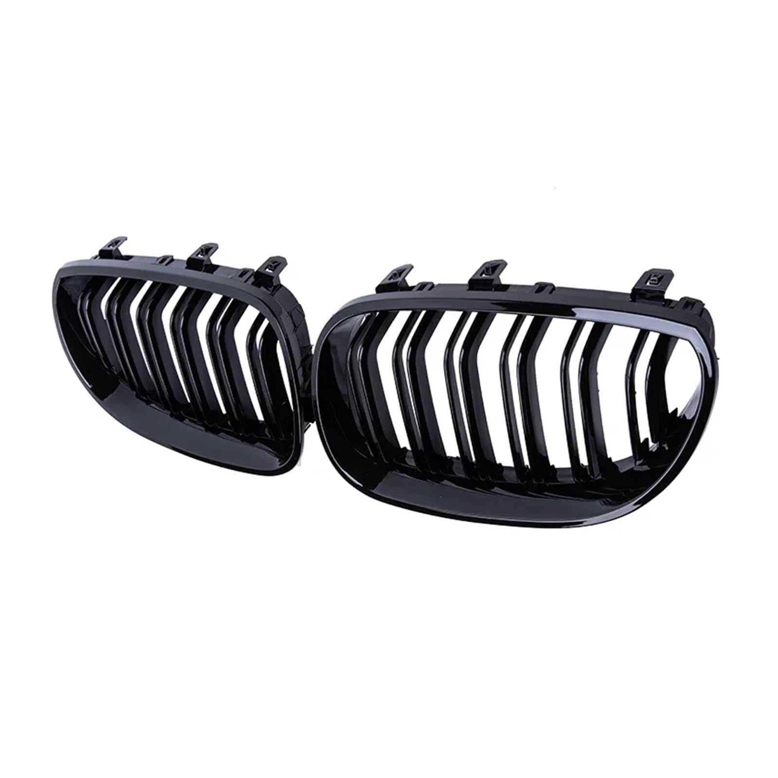 MEIZIYU Auto-Frontstoßstangengrill, passend for 5 Series E60 M5 E61 520i 545i 550i 535i 2003–2010, Grillhaube, Netz-Doppellinien-Renngrills Stoßstangengitter für die Frontpartie MEIZIYU Auto-Frontstoßstangengrill, passend for 5 Series E60 M5 E61 520i 545i 550i 535i 2003–2010, Grillhaube, Netz-Doppellinien-Renngrills Stoßstangengitter für die Frontpartie von MEIZIYU