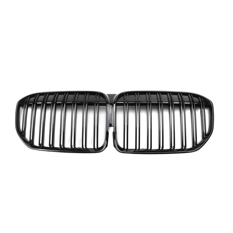 MEIZIYU Auto-Frontstoßstangengrill, passend for 7er G11 G12 730i 740i 750i 740e 730d 2020–2022, glänzend schwarze Motorhaube, Renngrills Stoßstangengitter für die Frontpartie(2-Slat) von MEIZIYU