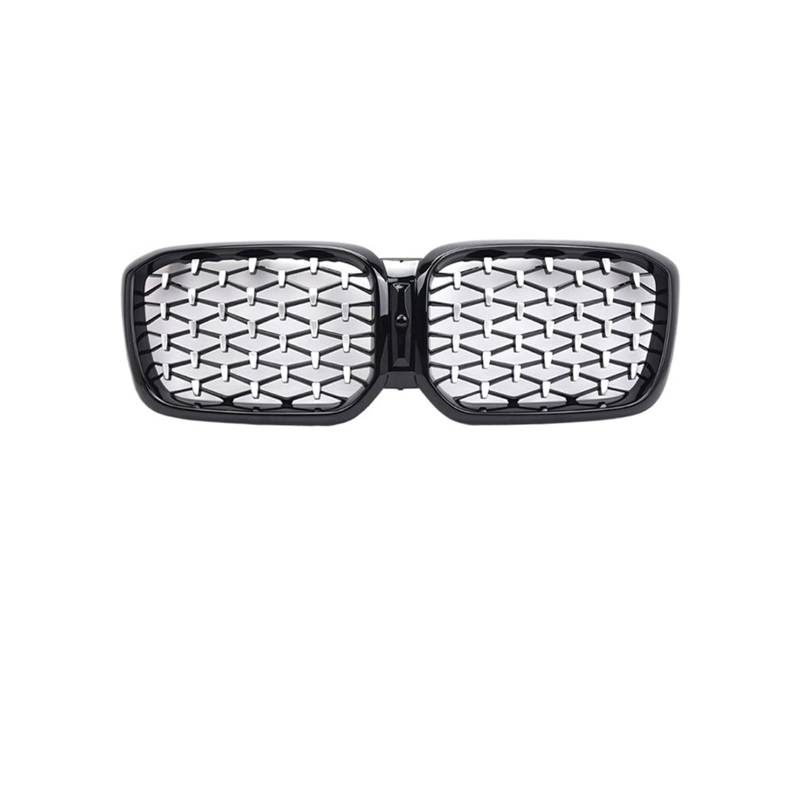 MEIZIYU Auto-Frontstoßstangengrill, passend for X3 G01 G08 X4 G02 2022-IN SDrive20i XDrive20i M40i Sportgrill Autozubehör Stoßstangengitter für die Frontpartie(Silver Diamond) von MEIZIYU