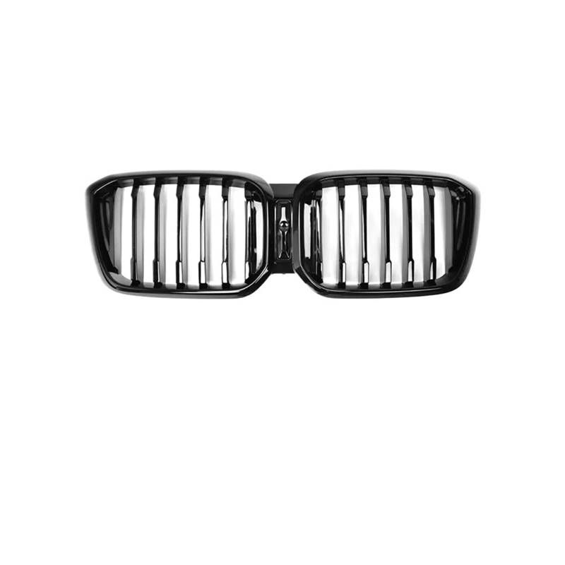 MEIZIYU Auto-Frontstoßstangengrill, passend for X3 G01 G08 X4 G02 2022-IN SDrive20i XDrive20i M40i Sportgrill Autozubehör Stoßstangengitter für die Frontpartie(Single Gloss Black) von MEIZIYU