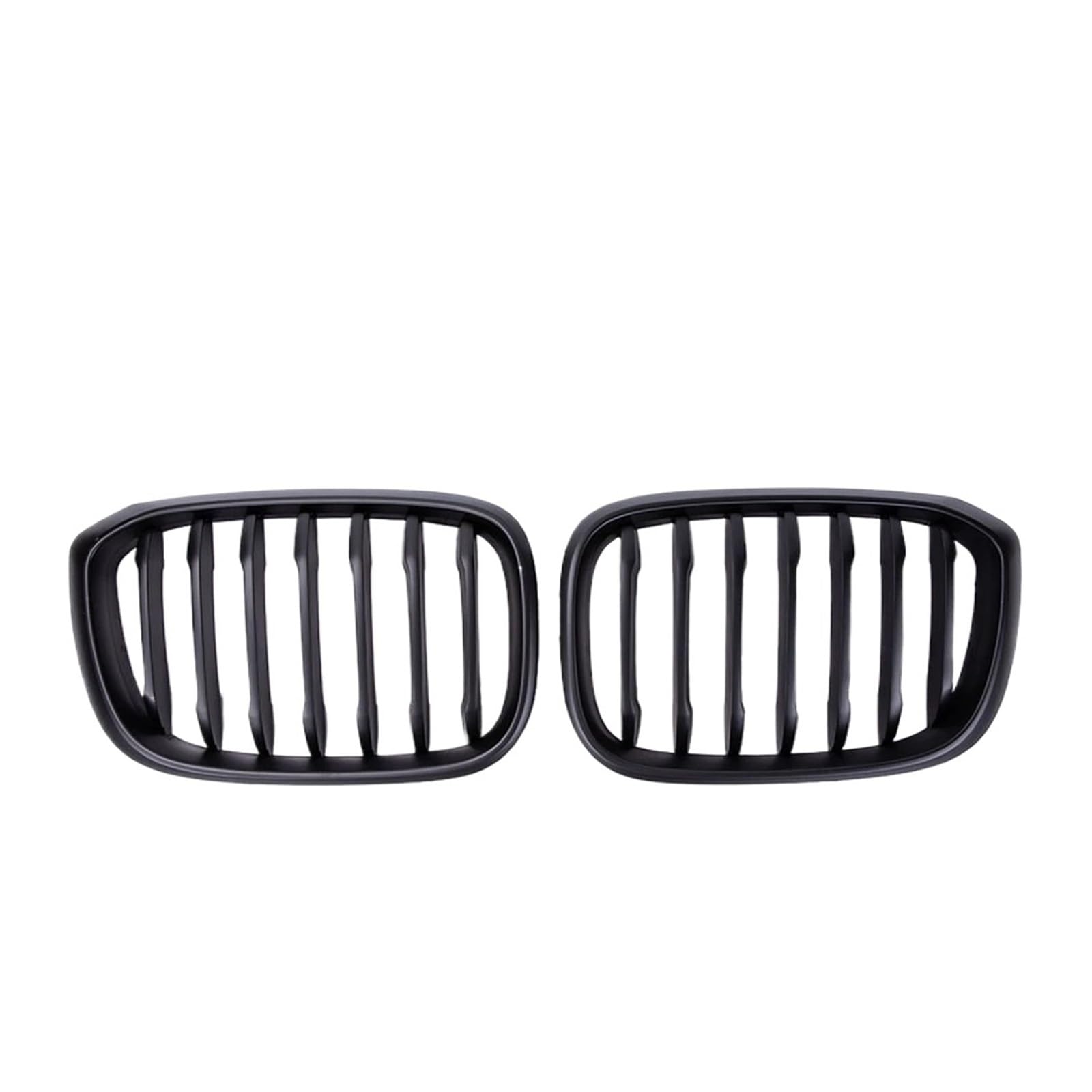 MEIZIYU Auto-Frontstoßstangengrill, passend for X3 X4 G01 G02 2018–2021, Renngrills, einzelne Lamelle, glänzend schwarz, Ersatz-Autozubehör Stoßstangengitter für die Frontpartie(Matte Black) von MEIZIYU