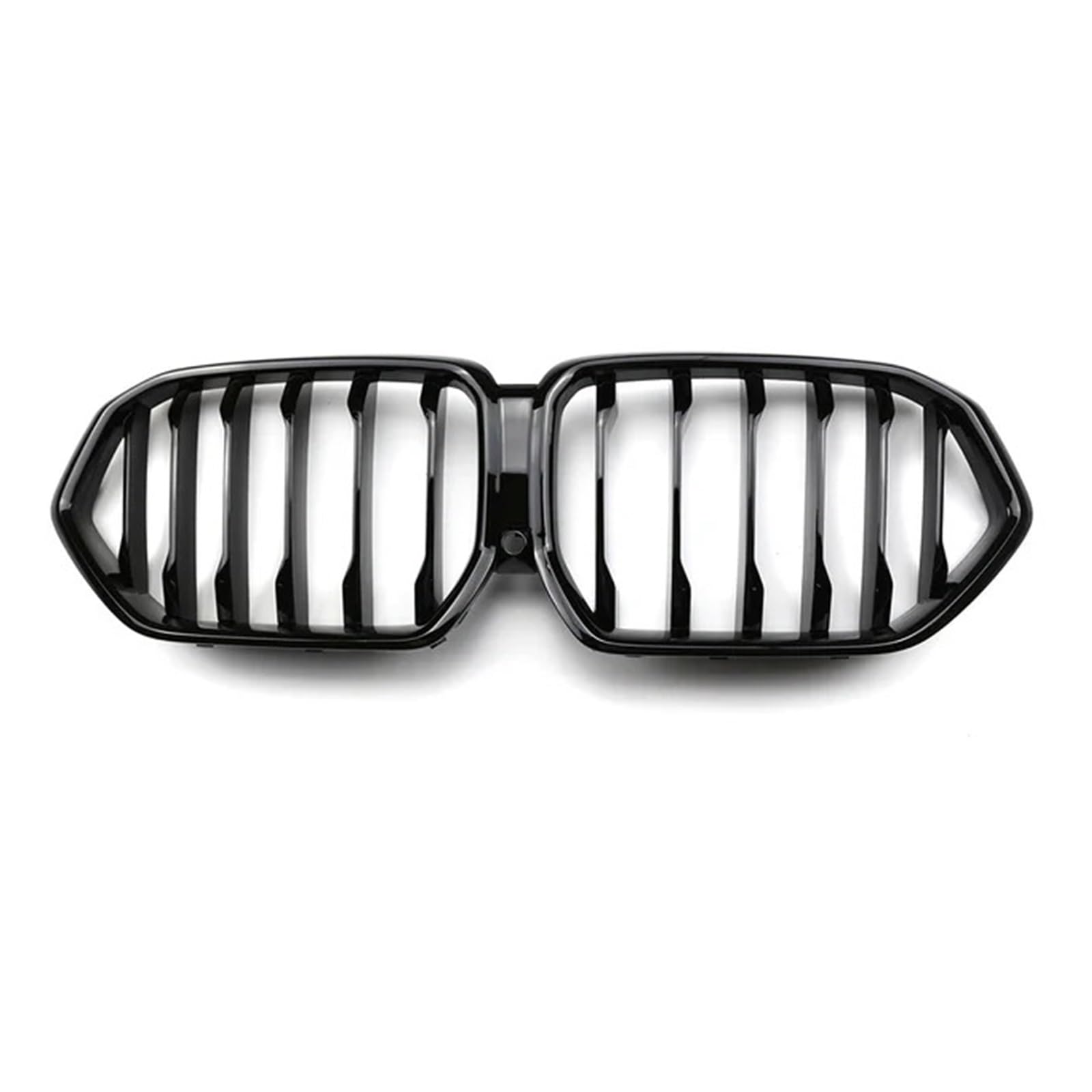 MEIZIYU Auto-Frontstoßstangengrill, passend for X6 G06 X6M F96 2020–2022, Autozubehör, Doppellamellen, glänzend schwarzer Renngrill Stoßstangengitter für die Frontpartie(Single Line) von MEIZIYU