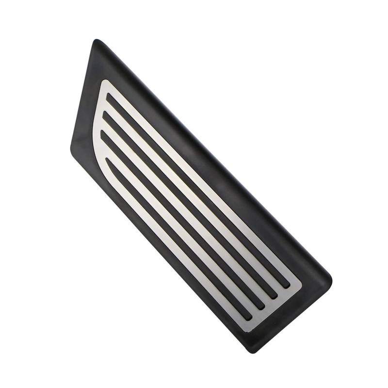 MEIZIYU Auto Fußpedal Fit for Tesla Modell 3 2017-2021 Accelerator Kraftstoff Bremse Rest Pedal Pads Abdeckung Aluminium nicht-Slip Bremspedale(1Pc Upgrade Rest) von MEIZIYU