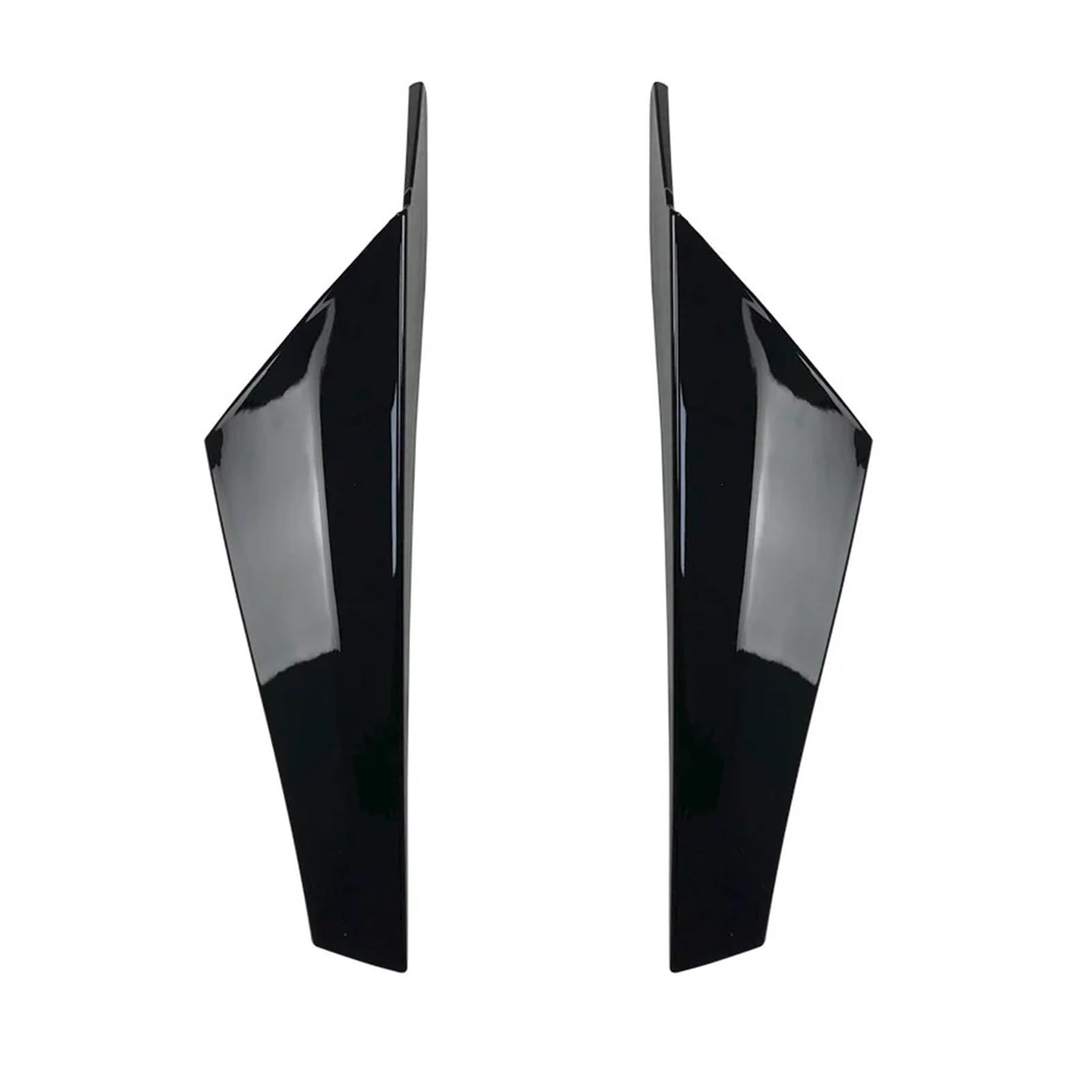 MEIZIYU Auto-Heckfenster-Seitenflügel, passend for Volkswagen, passend for Golf, 8 MK8 GTI GTD TSI TDI 2020–2023, Heckspoiler, Canard Canards Splitter Heckflügelspoiler für Fahrzeuge(Gloss Black) von MEIZIYU