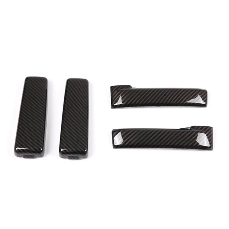 MEIZIYU Auto-Innentürgriff-Schüssel-Panel-Abdeckungsverkleidung, passend for Toyota, FJ Cruiser 2007–2021, dekoratives Zubehör aus ABS-Kohlefaser Fensterschalterrahmenverkleidung von MEIZIYU