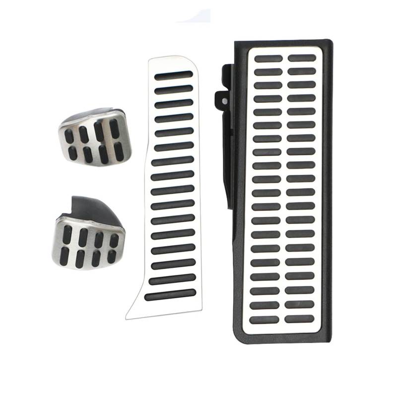 MEIZIYU Auto Pedale Fit for Volkswagen Fit for VW Tiguan LHD 2008-2016 Auto Bremse Rest Pedal Schutz Abdeckung auto-Styling Teile Bremspedale(MT With Rest) von MEIZIYU