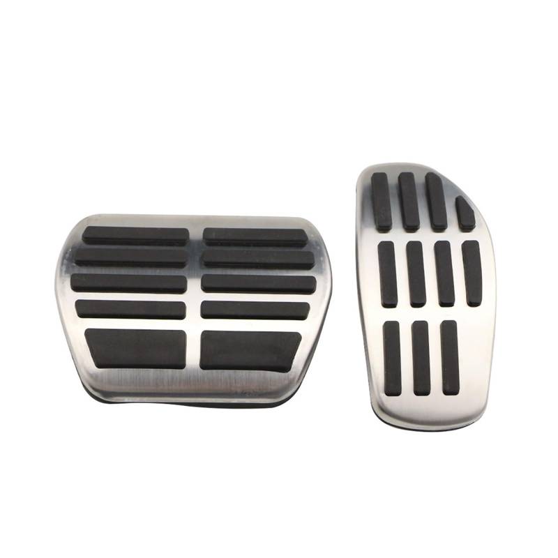 MEIZIYU Autopedale Passend for Nissan X-trail Xtrail T32 Passend for Rogue Qashqai J11 Passend for Kicks Altima Micra K14 Gaspedal Bremse Kraftstoffpedalabdeckung Bremspedale(AT) von MEIZIYU