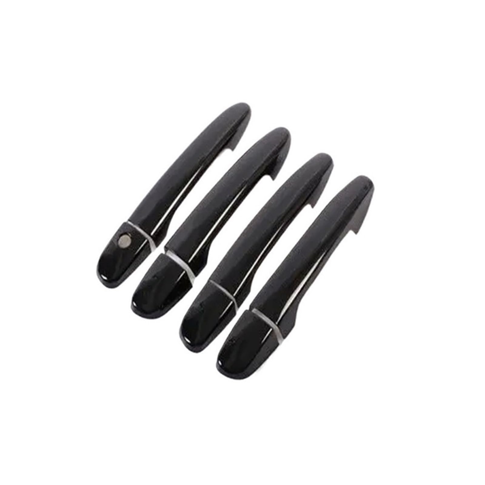 MEIZIYU Autotürgriffabdeckung, passend for Mazda, Cx-5 Cx5 CX 5 2012–2022, glänzendes schwarzes Chrom, Auto-Styling-Zubehör Türgriff-Akzentzierleiste(Black no button) von MEIZIYU
