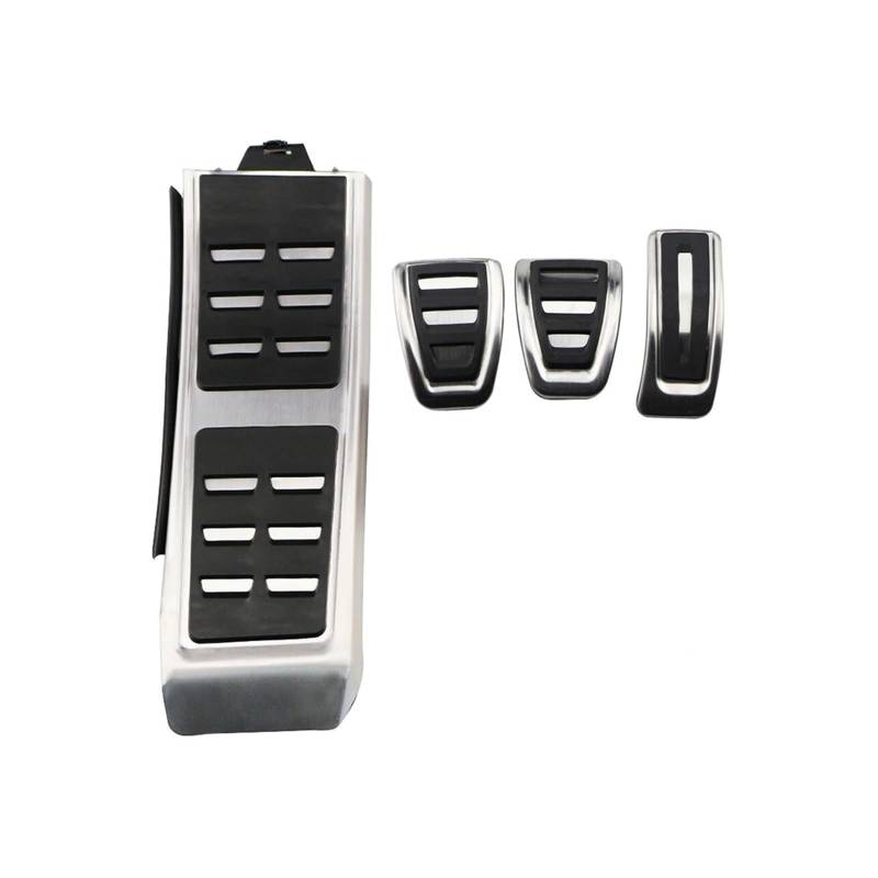 MEIZIYU Bremse Fußstütze Pedal Auto Pedale Fit for A4 B8 A6 A7 A8 S4 RS4, a5 S5 RS5 8T Q5 SQ5 8R Kraftstoff Abdeckung Auto Zubehör Bremspedale(1pc at brake pedal) von MEIZIYU