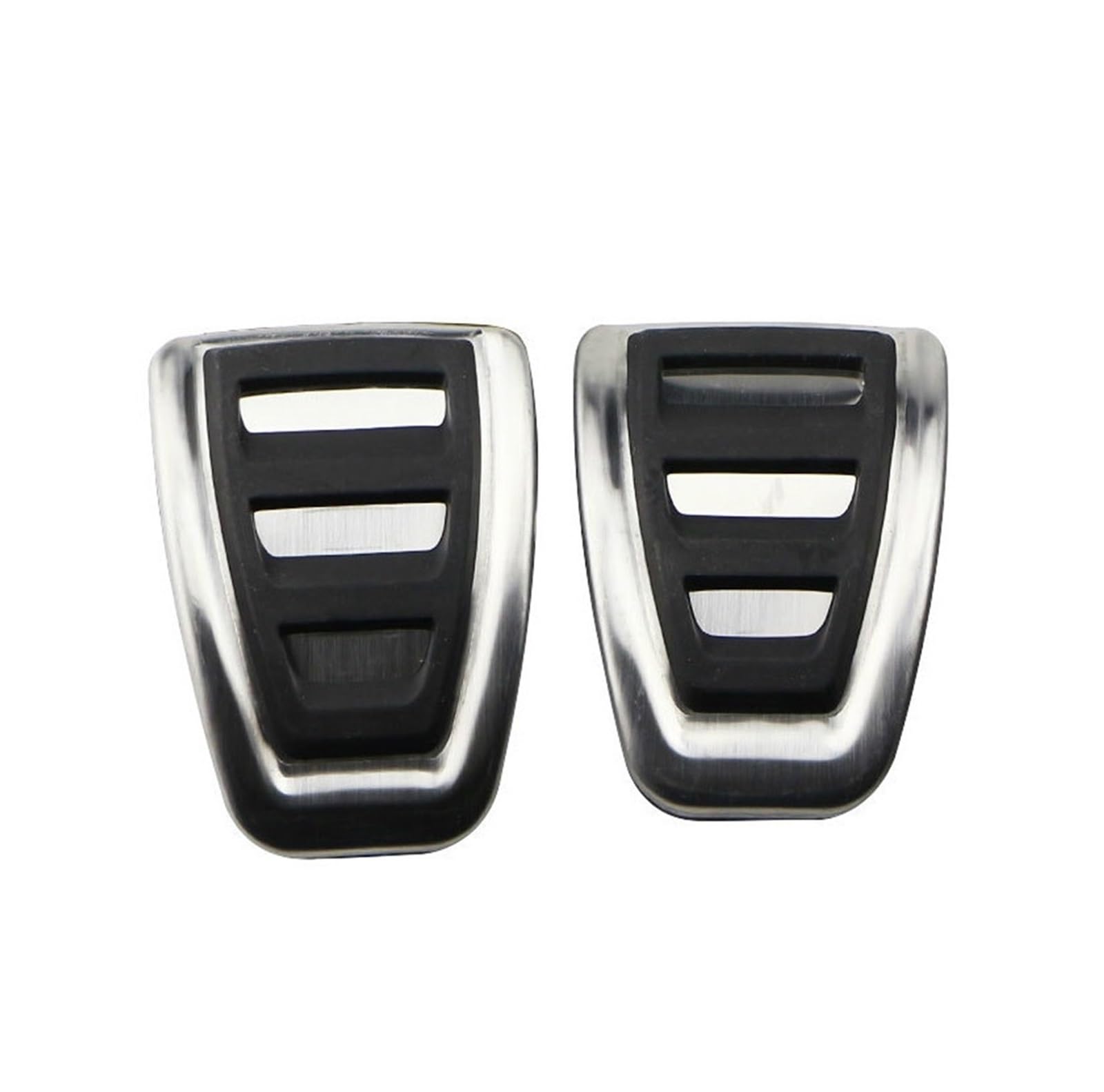 MEIZIYU Bremse Fußstütze Pedal Auto Pedale Fit for A4 B8 A6 A7 A8 S4 RS4, a5 S5 RS5 8T Q5 SQ5 8R Kraftstoff Abdeckung Auto Zubehör Bremspedale(2pc mt brake cluth) von MEIZIYU