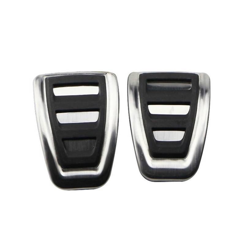 MEIZIYU Bremse Fußstütze Pedal Auto Pedale Fit for A4 B8 A6 A7 A8 S4 RS4, a5 S5 RS5 8T Q5 SQ5 8R Kraftstoff Abdeckung Auto Zubehör Bremspedale(2pc mt brake cluth) von MEIZIYU