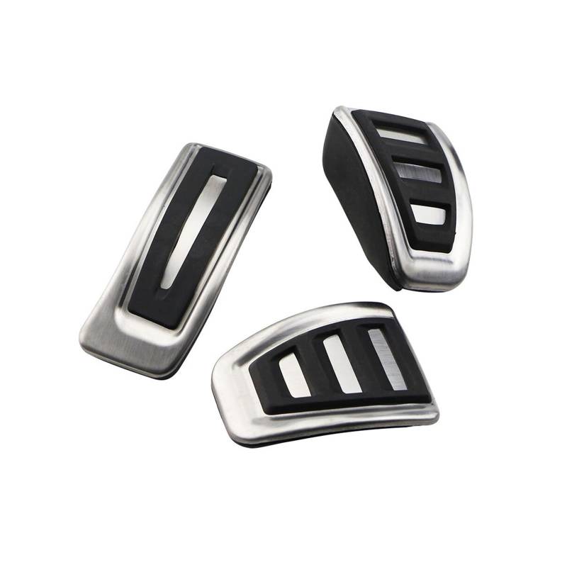 MEIZIYU Bremse Fußstütze Pedal Auto Pedale Fit for A4 B8 A6 A7 A8 S4 RS4, a5 S5 RS5 8T Q5 SQ5 8R Kraftstoff Abdeckung Auto Zubehör Bremspedale(MT without Rest) von MEIZIYU