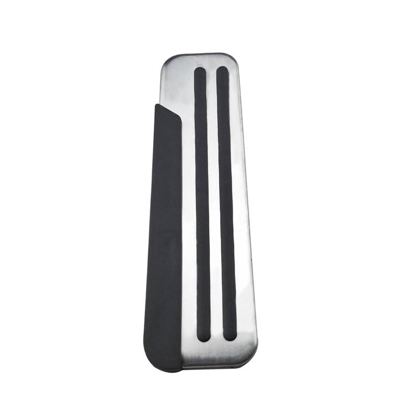 MEIZIYU Edelstahl AT MT Auto Pedale Pedal Fit for Renault Espace 2019 2020 Teile Bremspedal Abdeckung Rest Pedale Abdeckungen Bremspedale(1Pc Rest Pedal) von MEIZIYU