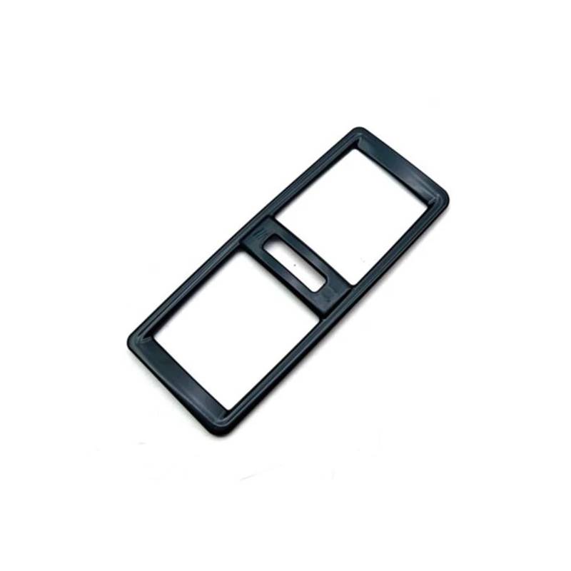 MEIZIYU Fensterheber-Schalterknopfabdeckung, passend for Mitsubishi Outlander 2022–2023, ABS, Kohlefaser, Schwarz, Chrom, AC-Luftauslass-Blendenverkleidung Fensterschalter-Bedienfeld(Air Vent Cover B) von MEIZIYU