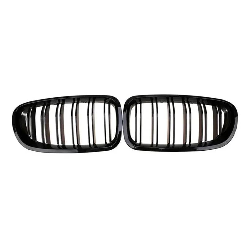 MEIZIYU Frontgrill, passend for 5 F11, F10 4 Türen 2010–2016 520i 523 525i 530i, Auto-Styling, Auto-Renngrills Stoßstangengitter für die Frontpartie(Gloss black) von MEIZIYU