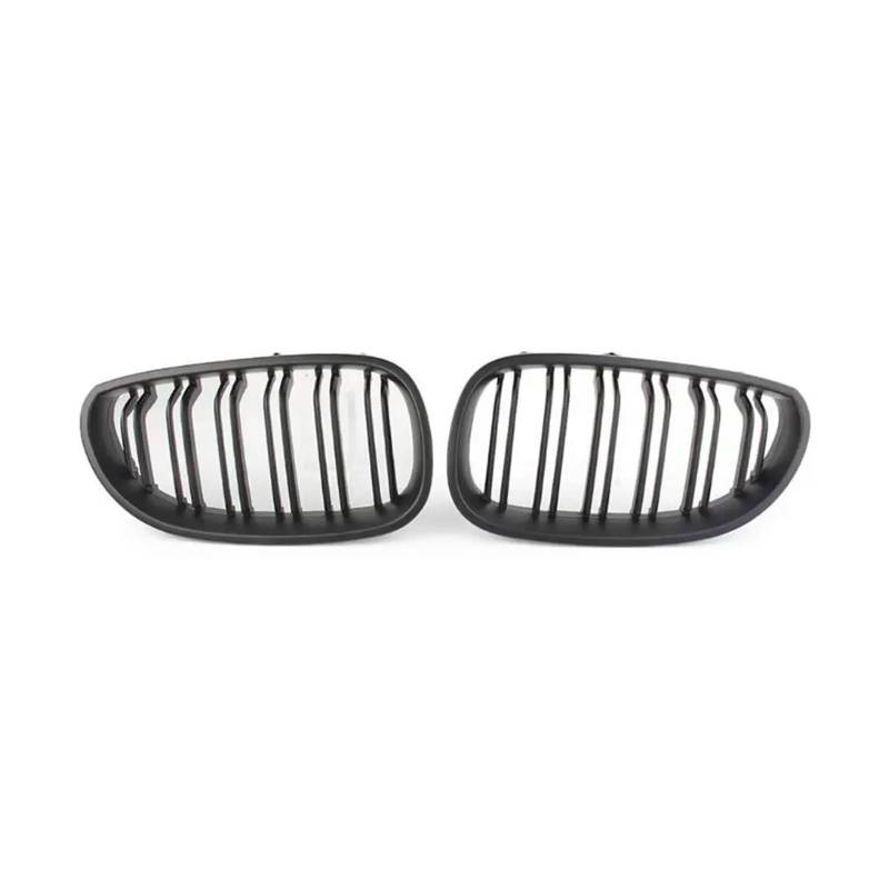 MEIZIYU Frontgrills, passend for E60 E61 M5 525i 528i 528xi 2003–2009 Sport-Haubengrill Stoßstangengitter für die Frontpartie(Matte Black) von MEIZIYU