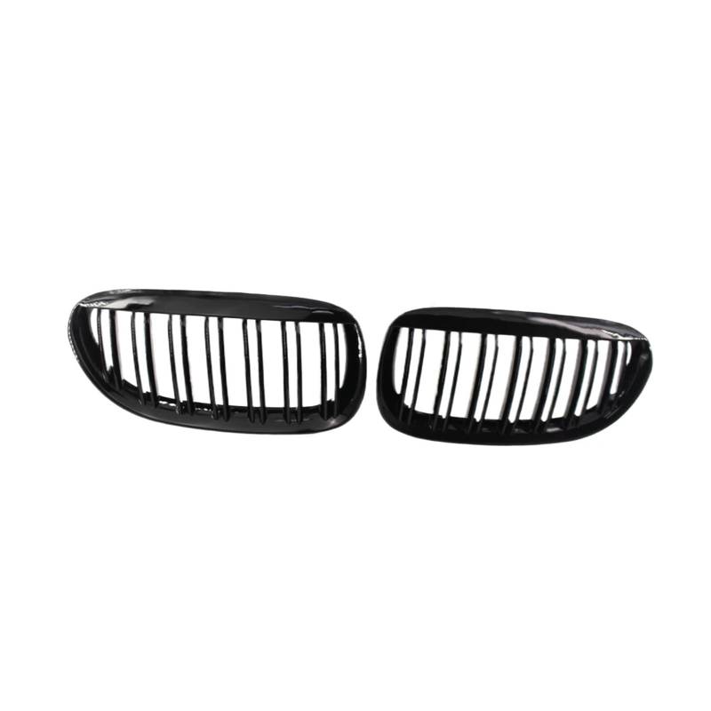 MEIZIYU Frontstoßstangengrill, passend for E63 E64 630i 650i 645ci 2004–2010, glänzend schwarze Gitter Stoßstangengitter für die Frontpartie von MEIZIYU