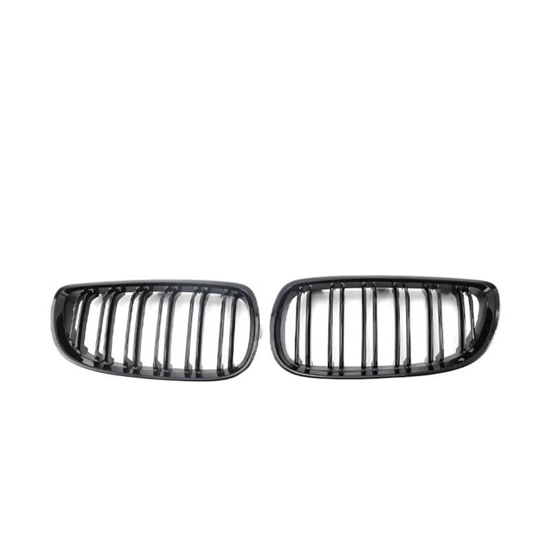 MEIZIYU Frontstoßstangengrill, passend for E92 E93 M3 2006–2009, Dual-Line-Grill, Auto-Styling, Renngitter, Ersatzteil Stoßstangengitter für die Frontpartie(Dual Gloss Black) von MEIZIYU