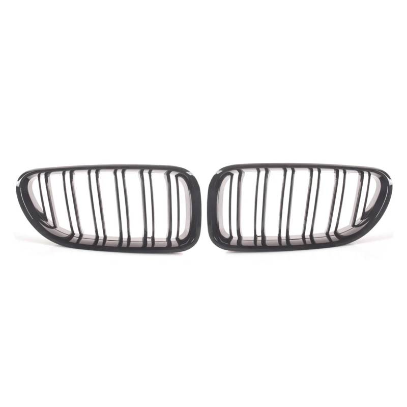 MEIZIYU Frontstoßstangengrill, passend for F06 Grill 6 Series F12 F13 M6 2012–2019 Stoßstangengitter für die Frontpartie(Gloss black) von MEIZIYU