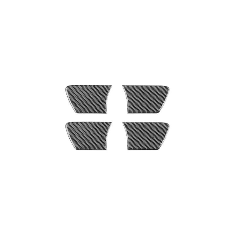 MEIZIYU Innentürgriffschalen-Rahmenabdeckungsverkleidung, passend for Toyota, Highlander 2015–2018, Kohlefaser-Auto-Styling Fensterschalterrahmenverkleidung(B) von MEIZIYU