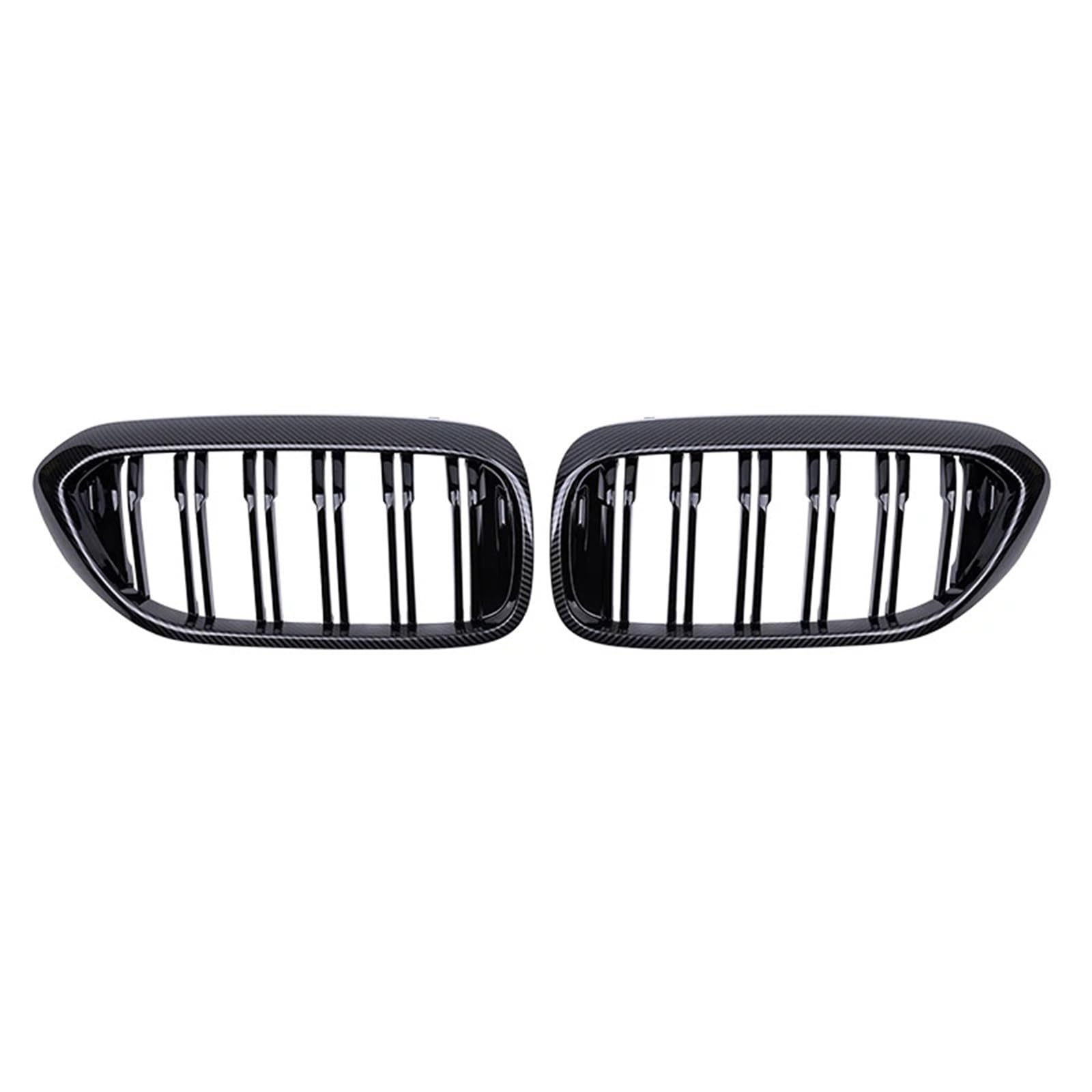 MEIZIYU Kühlergrill Auto Frontstoßstange Grills Racing Grill Passend for 5er G30 G38 525I 530I 540I 550I 2018–2020 Stoßstangengitter für die Frontpartie(Carbon Fiber) von MEIZIYU