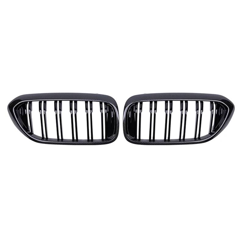 MEIZIYU Kühlergrill Auto Frontstoßstange Grills Racing Grill Passend for 5er G30 G38 525I 530I 540I 550I 2018–2020 Stoßstangengitter für die Frontpartie(Carbon Fiber) von MEIZIYU