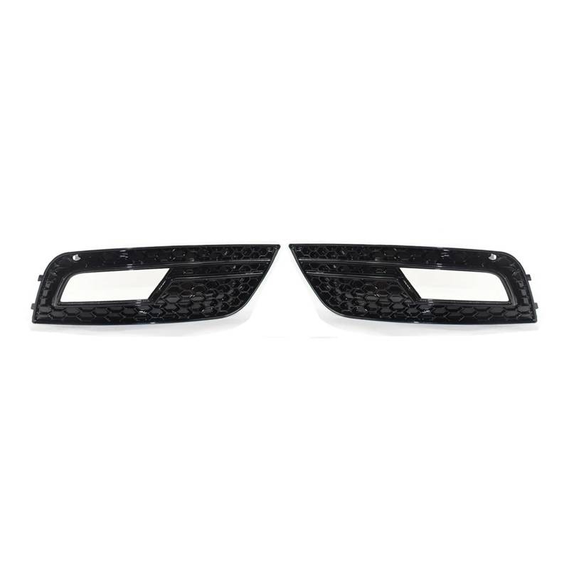 MEIZIYU Kühlergrill for die vordere Stoßstange, passend for A4, B8.5 Standard Edition 2013–2016, Nebelscheinwerfer-Lampengitter-Abdeckung Stoßstangengitter für die Frontpartie(Black) von MEIZIYU