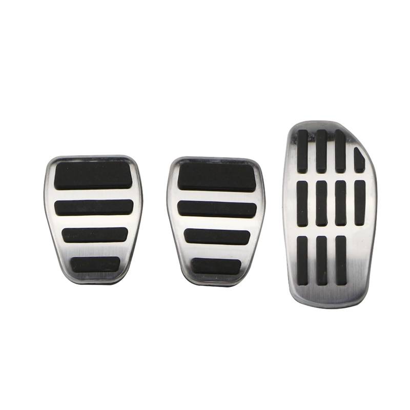MEIZIYU Sport Edelstahl Kraftstoff Bremse Fußstütze Pedal MT AT Fit for Renault Duster Scenic 3 Talisman Koleos Samsung QM6 2017-2022 Bremspedale(MT Without Rest) von MEIZIYU
