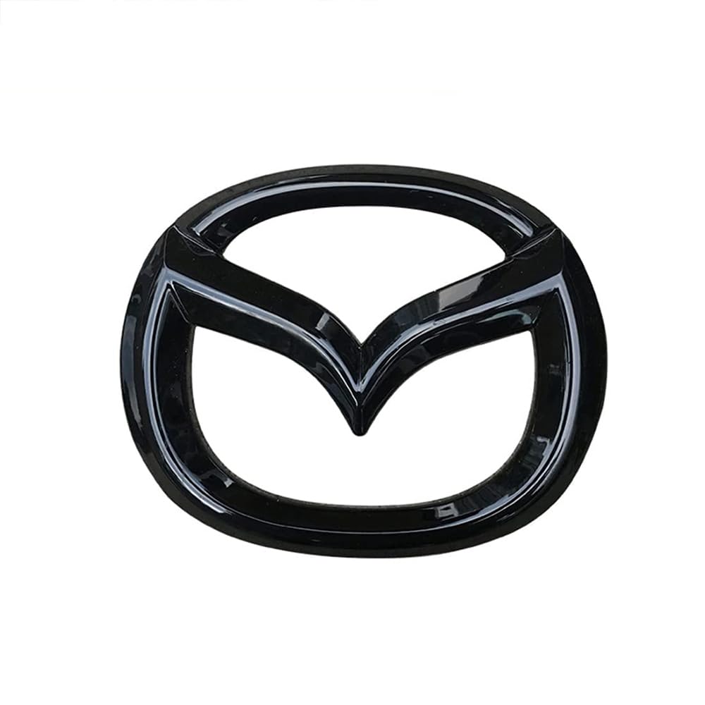 1 Stück Auto Metall Emblem Aufkleber für Mazda 3 2019 2020 2021 2022 2023 Badge Aufkleber Front Motorhaube Kofferraum Abzeichen Auto Externe Dekoration Zubehör,A von MELBIZ