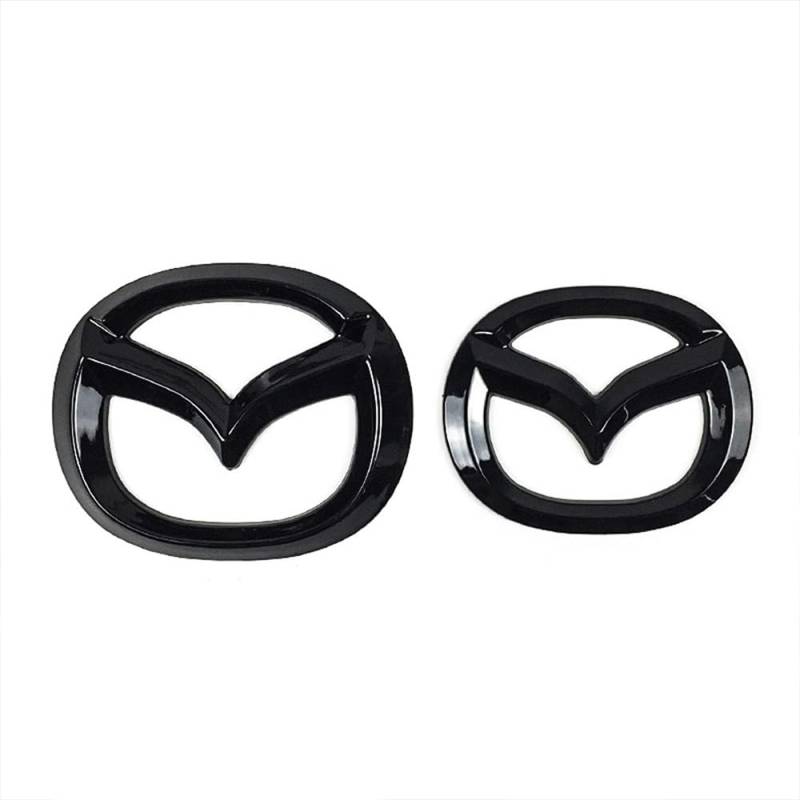 MELBIZ 2 Stück Auto 3D Aufkleber Emblem für Mazda CX-5 CX-4 CX-60 CX-50 CX-7 Auto Heckaufkleber Kofferraum Aufkleber Seitliche Aufkleber Abzeichen Aufkleber Trim Zubehör,A von MELBIZ