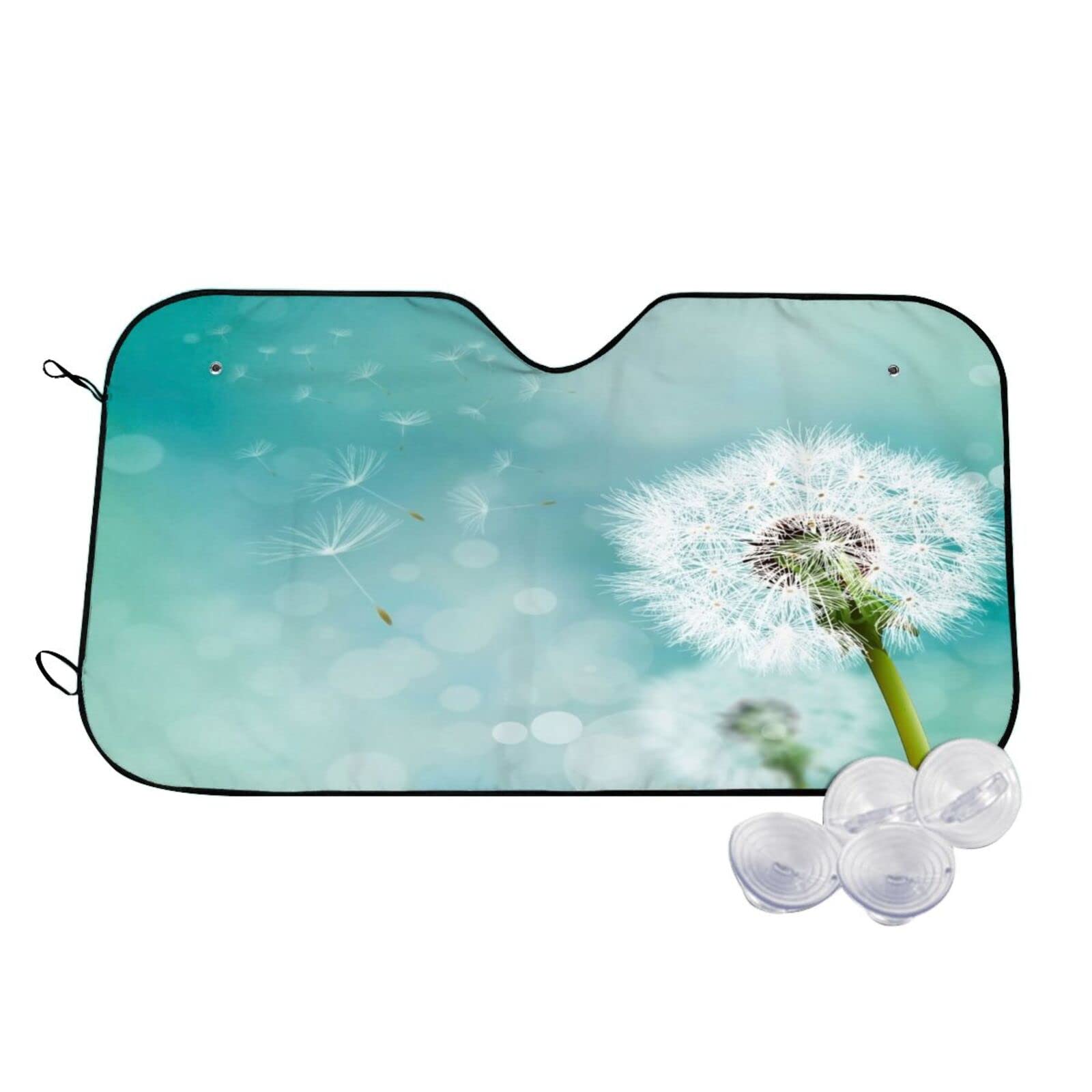 MEMOPJIAJIA Auto Frontscheibe Sonnenschutz für Windschutzscheibe Frontscheibenabdeckung mit Motiv Löwenzahn-Muster Autoscheibenabdeckung Sommer Innen 130x70 cm MEMOPJIAJIA Auto Frontscheibe Sonnenschutz für Windschutzscheibe Frontscheibenabdeckung mit Motiv Löwenzahn-Muster Autoscheibenabdeckung Sommer Innen 130x70 cm von MEMOPJIAJIA