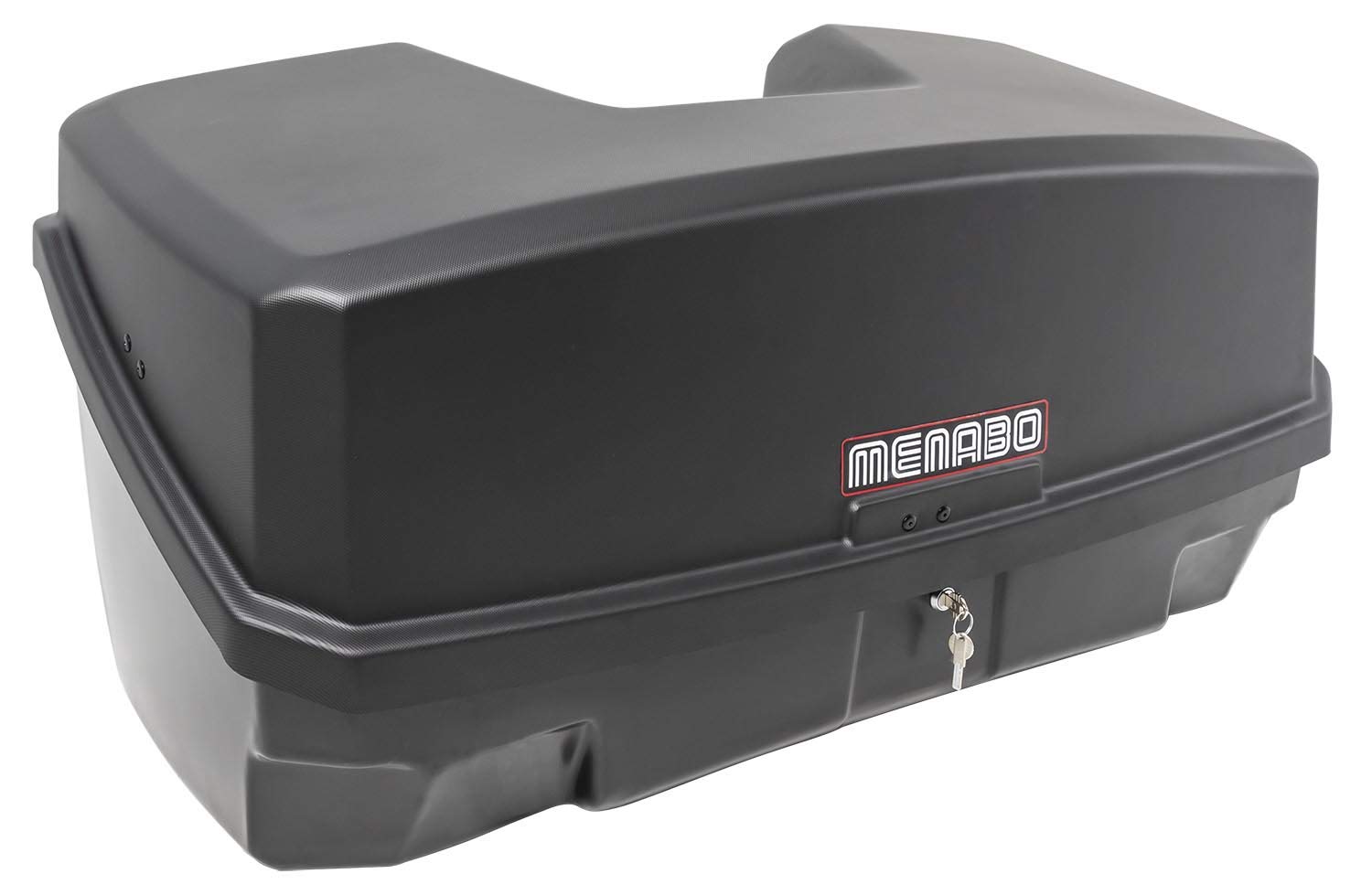 MENABO Nekkar schwarz Transportbox Gepäckbox für Kupplungsträger Heckträger 300 Liter von MENABO