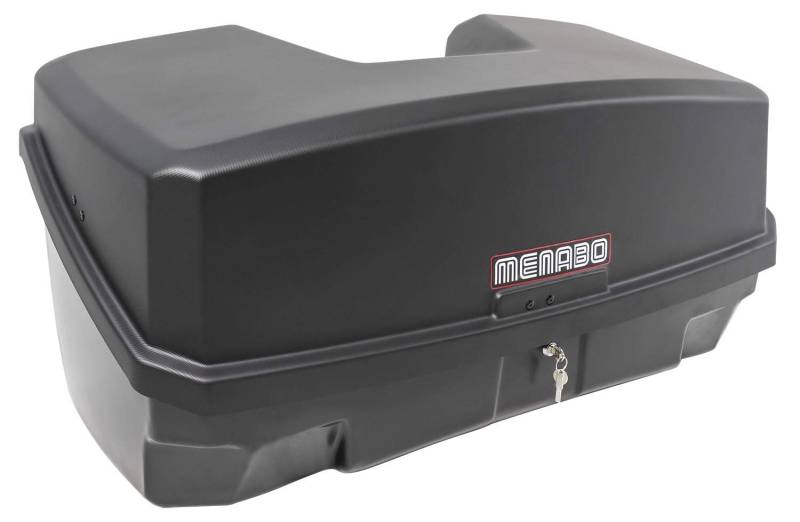 Menabo Nekkar schwarz Transportbox Gepäckbox für Kupplungsträger Heckträger 300 Liter von MENABO