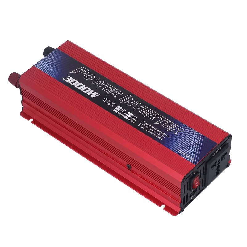 MENDUNER 500 Watt Wechselrichter, Auto Wechselrichter, Sinus Konverter mit USB Anschluss, Lüfter, 500W, DC 12 V zu AC (220V) von MENDUNER
