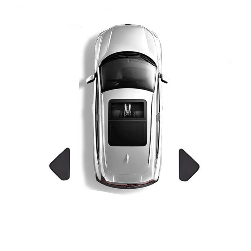 Auto Seitenscheiben Sonnenschutz,für Hyun-dai Tucson 2015-2020 Auto Sonnenschutz Visier UV Protection Schutz der Privatsphäre Schutz ZubehöR,Triangular-Window, W,Triangular-Window-normal von MENGCH