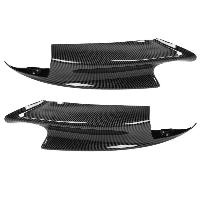Front Stoßstangen Diffusor Front Stoßfänger Abweiser Paar Frontstoßstange Spoilerlippe Deflector Splitter Ersatz für E90 E92 E93 M3 2007-2012 (Schwarzglänzend), W,1 von MENGCH