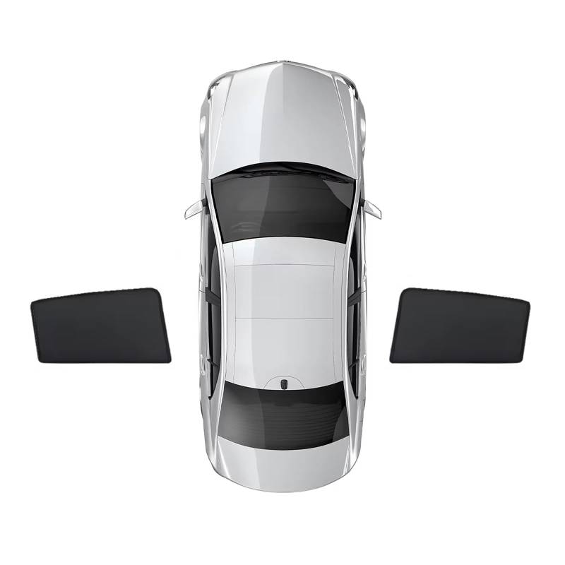Sonnenschutz für die Seitenscheibe für BYD Song PRO DM 2019-2024, Seitenfenster Meshmaterial Auto Blocks Hitze und UV-Strahlen Blendung,Doppelte Schutzwirkung,Rear 2PCS von MENGLX