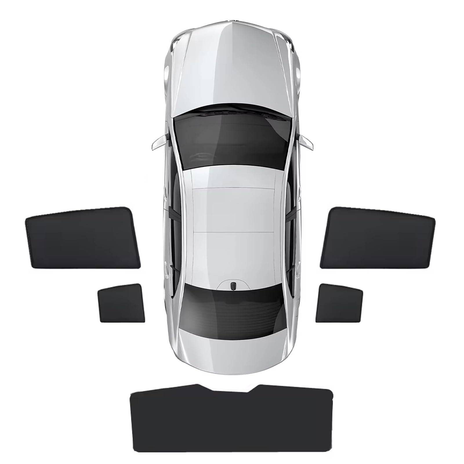 Sonnenschutz für die Seitenscheibe für Buick GL8 Lucerne 2005-2009, Seitenfenster Meshmaterial Auto Blocks Hitze und UV-Strahlen Blendung,Doppelte Schutzwirkung,5PCS Sonnenschutz für die Seitenscheibe für Buick GL8 Lucerne 2005-2009, Seitenfenster Meshmaterial Auto Blocks Hitze und UV-Strahlen Blendung,Doppelte Schutzwirkung,5PCS von MENGLX