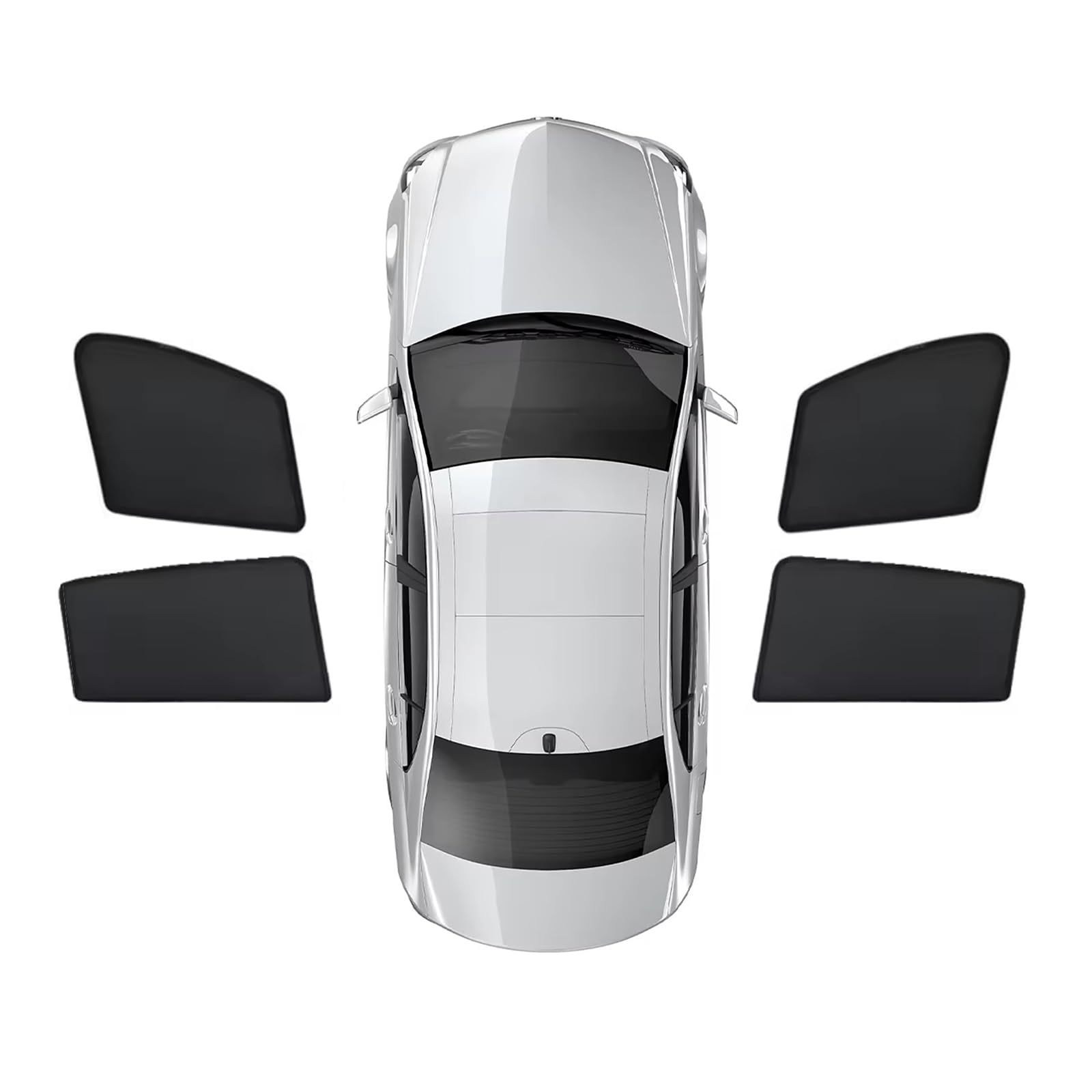 Sonnenschutz für die Seitenscheibe für Nissan Murano Second 2007-2014, Seitenfenster Meshmaterial Auto Blocks Hitze und UV-Strahlen Blendung,Doppelte Schutzwirkung,Side 4PCS Sonnenschutz für die Seitenscheibe für Nissan Murano Second 2007-2014, Seitenfenster Meshmaterial Auto Blocks Hitze und UV-Strahlen Blendung,Doppelte Schutzwirkung,Side 4PCS von MENGLX