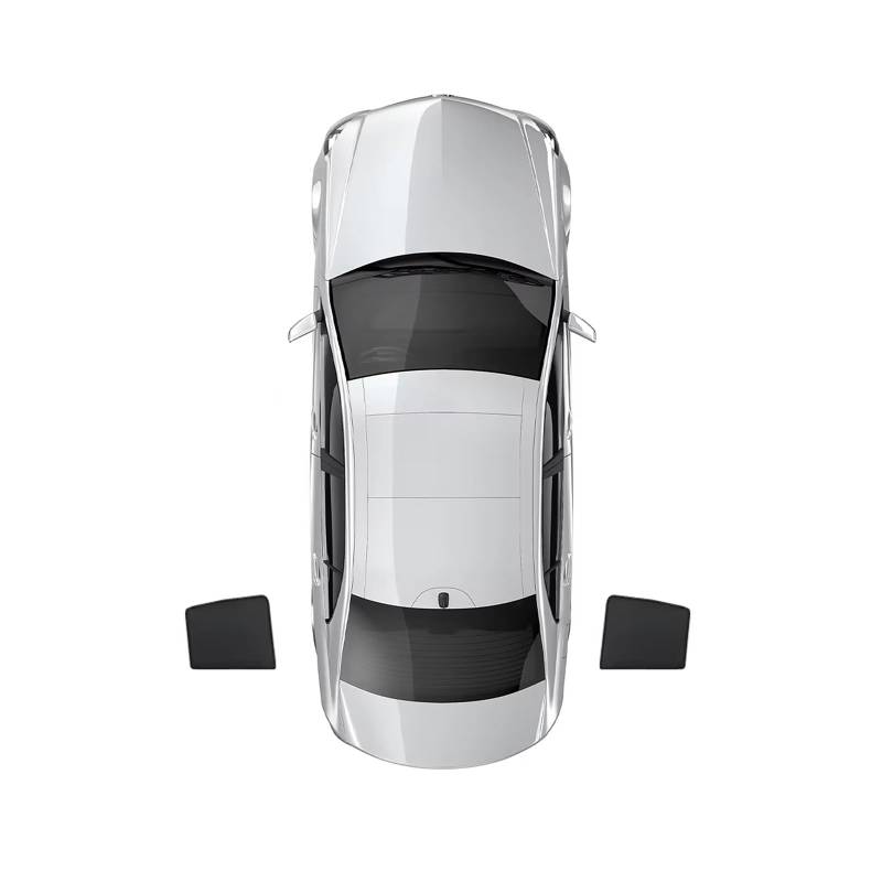Sonnenschutz für die Seitenscheibe für Volkswagen Multivan T62016+, Seitenfenster Meshmaterial Auto Blocks Hitze und UV-Strahlen Blendung,Doppelte Schutzwirkung,Triangle 2PCS von MENGLX