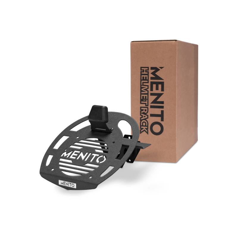 MENITO Basic Helmet Rack | Helmhalterung | Motorrad-Garderobe | Wandhalterung für Motorradbekleidung von MENITO