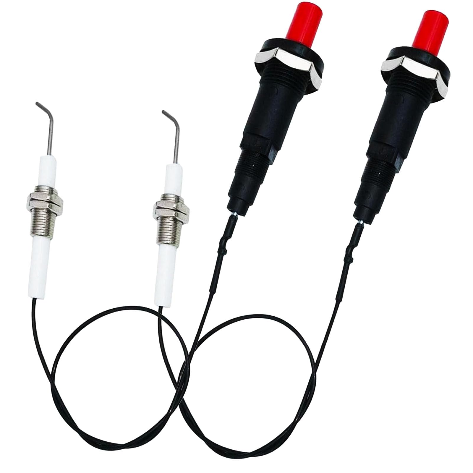 MENSI Taster Piezo Zünder Kit Gasgrill/Range Spaker Zündungskit 2er Set MENSI Taster Piezo Zünder Kit Gasgrill/Range Spaker Zündungskit 2er Set von MENSI