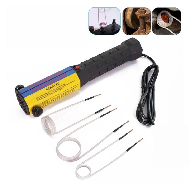 Induktionsheizgerät Handheld 1000 W Flammenlose Magnetische Induktion Heizung Teile Spule Kit for Auto Verwenden Bolzen Entferner Reparatur Maschine Auto Reparatur Werkzeu Ermöglicht einfache Demontag von MERHOVO