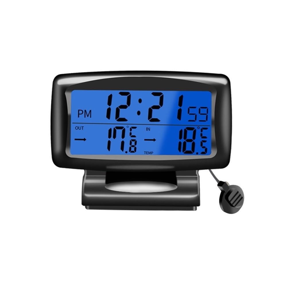 Digital Auto Thermometer Uhr, 2 in 1 Auto Digitaluhr mit Thermometer, Auto Armaturenbrett Uhr mit Hintergrundbeleuchtung Auto Temperature Clock Monitor Digital Auto Thermometer Uhr, 2 in 1 Auto Digitaluhr mit Thermometer, Auto Armaturenbrett Uhr mit Hintergrundbeleuchtung Auto Temperature Clock Monitor von MEROURII