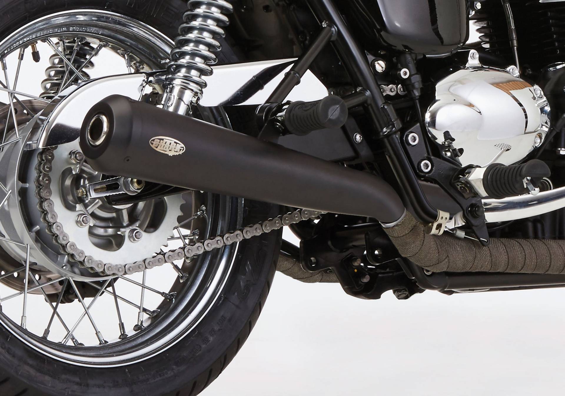 Auspuff TRIUMPH BONNEVILLE 908MD VON 2001 BIS 2006 Motorrad Schalldämpfer AUSPUFF SHARK RETRO SLIP ON Auspuff TRIUMPH BONNEVILLE 908MD VON 2001 BIS 2006 Motorrad Schalldämpfer AUSPUFF SHARK RETRO SLIP ON von MES
