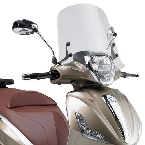 Windschutzscheibe für Piaggio Beverly 125ie 300ie 2010 2011 2012 2013 2014 2015 2016 2017 2018 – Beverly 350 Sport Touring 2012 2013 2014 2015 2016 2017 2018 Windschutzscheibe Kappa Farbe transparent von MES