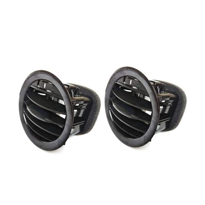 Auto-Lufteinlass Rohr 13417363 2201099 Chrom/Schwarz A/C Air Vent Abdeckung Outlet Grille Passt Für Opel ADAM Für Corsa MK3 Für Vauxhall 2007-2011 2012 2013 2014 2015 Lufteinlässe(2PCS Black) von MESKEL