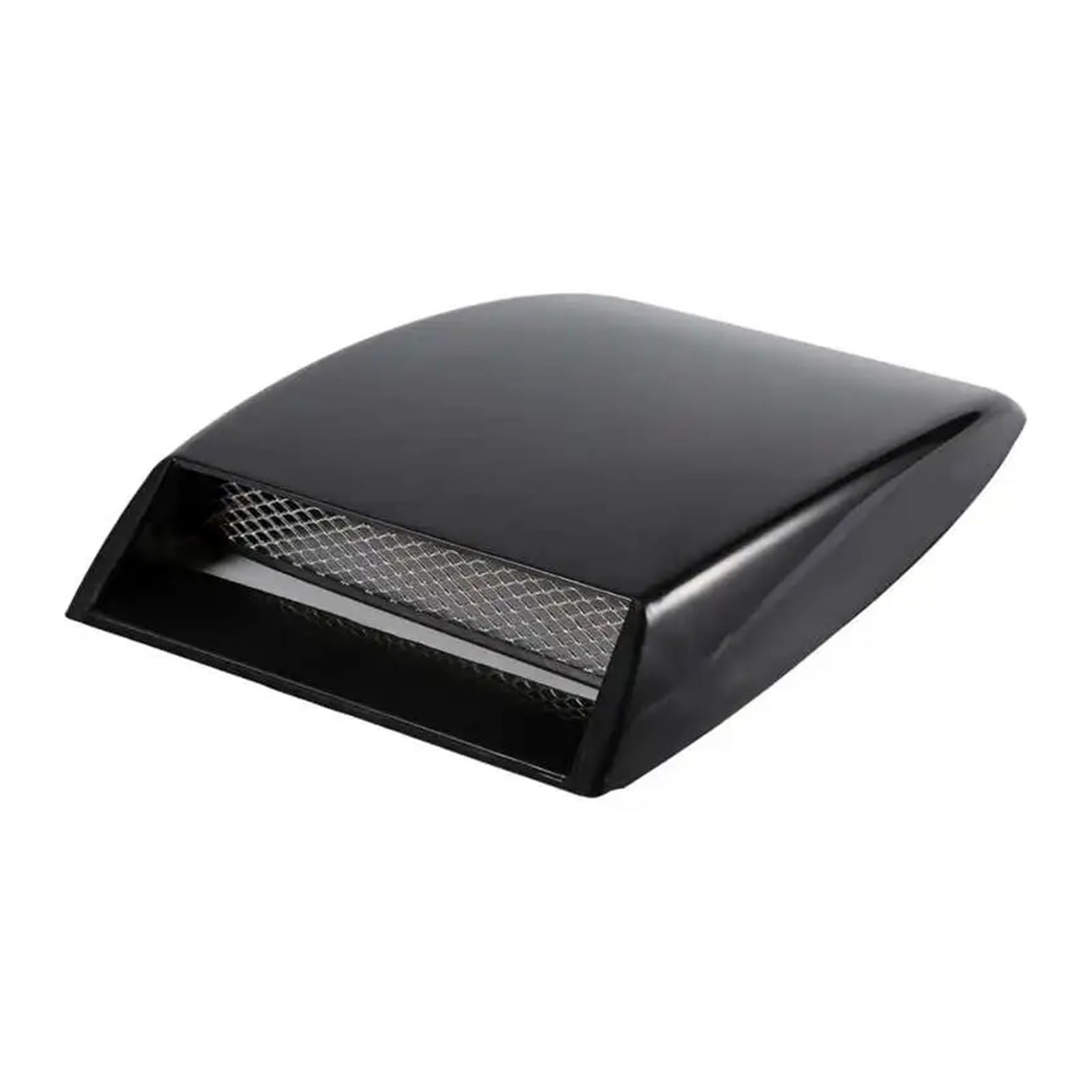 Auto-Lufteinlass Rohr Auto Korative Luftstrom-Einlassschaufel Universal-ABS-Kühlergrill Netz Motorhaube Entlüftungsabckung Haubenaufkleber Auto-Styling Schwarz Lufteinlässe(Schwarz) von MESKEL