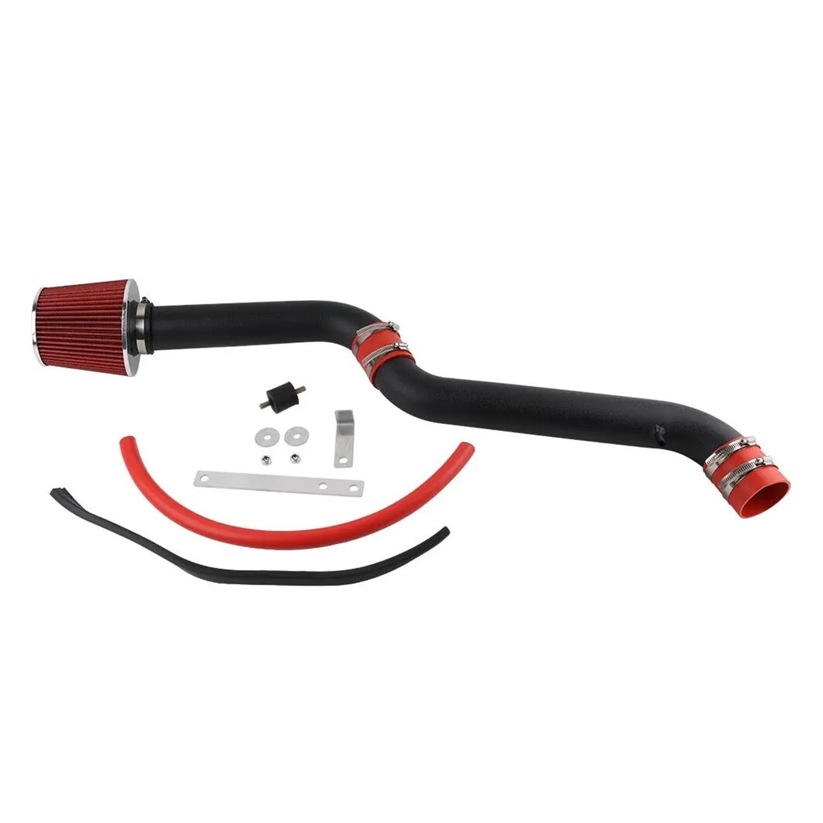Auto-Lufteinlass Rohr Für Accord 2.2L/2.3L Motor 1994 1995 1996 1997 1998 1999 2000 2001 2002 Rennwagen Silber Schwarz Kaltluftansaugrohr Mit Filter Lufteinlässe(Schwarz) von MESKEL